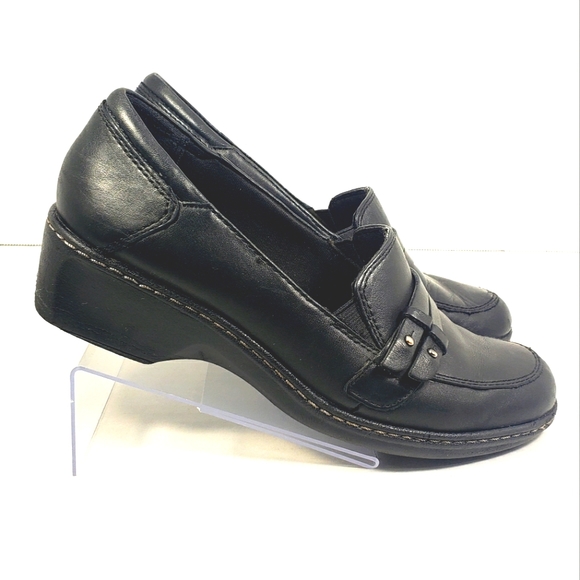Rockport Cobb Hill by New Balance Black Leather Slip on Loafer Woman's size 6 M - Picture 3 of 10